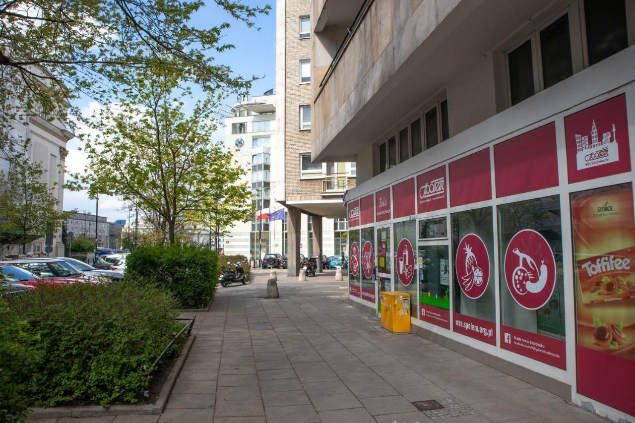 Ferienwohnung Warszawa, Centrum, Wiejska 15, Kamienica Exterior foto